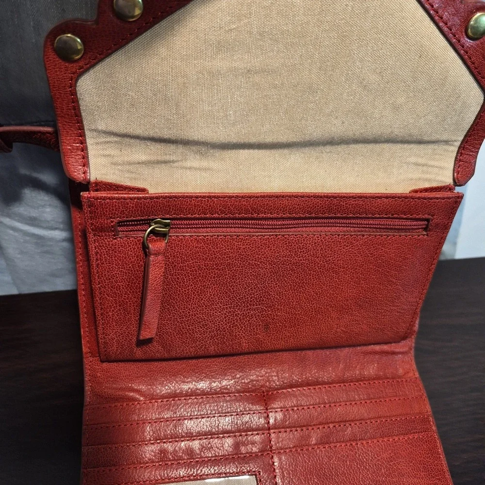 Women Lucky‎ Brand Ruth Scalloped Crossbody Bag Boho-Chic Western Inspired